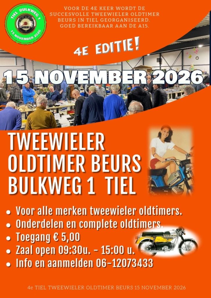 Tweewieler Oldtimer Beurs Tiel