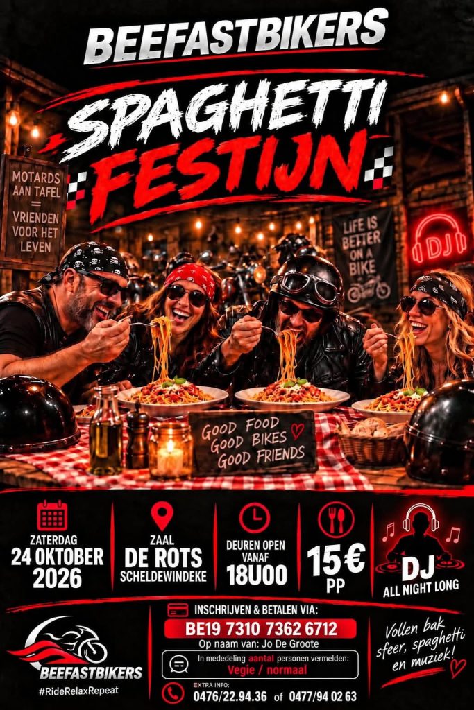 Spaghetti Festijn BeeFastBikers